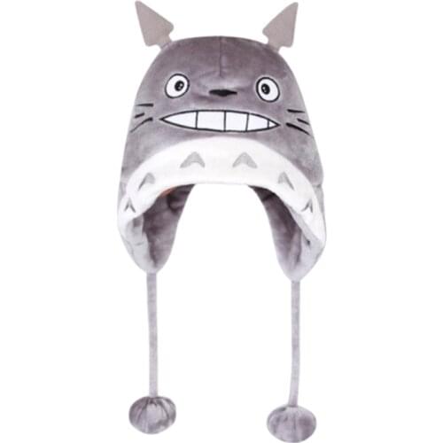 Winter Cartoon Cat Plush Bunny Hat For Women Men Kawaii Funny Animal Cosplay Anime Warm Cap Gift Lovers Dropshipping