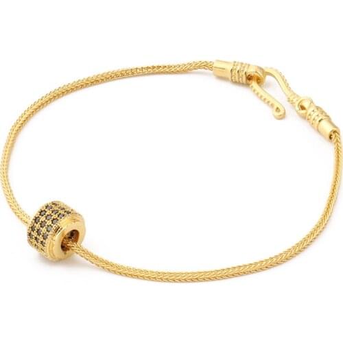 18cm Hot 925 Sterling Silver Gold Bracelet Bangle Findings Clasps Hooks Fittings for DIY Jewelry Making Supplies Accessories