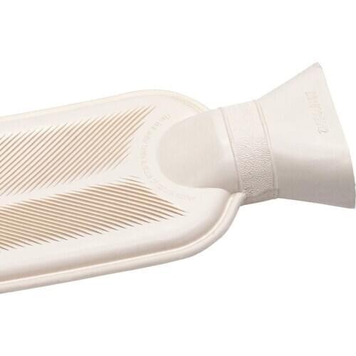 2000ml Plush Cover Hot Water Bottle Long Strip Shape Anti-scald Hot-water Bag