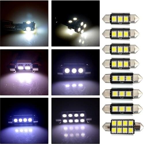 23 Pcs/Set LED Light Bulbs Car Interior lights Dome Ceiling Decoration Instrument Reading Lights Trunk License Plate Lamps