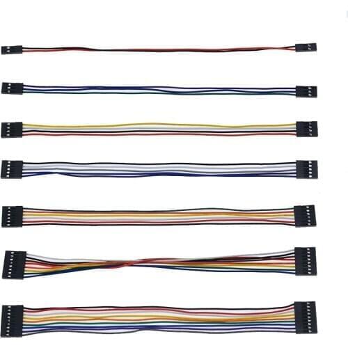 5PCS 2P 3P 4P 5P 6P 8P 9Pin Female To Female Pitch 2.54MM Line Length 20CM Double Head Jumper Cable Wire For PCB Connector