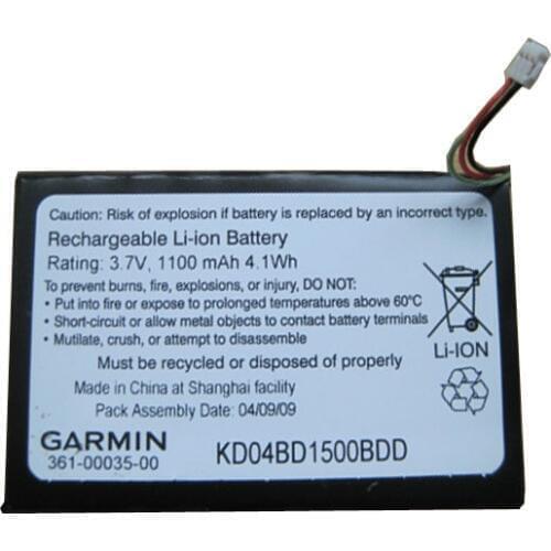 1100mah battery for GARMIN Nuvi 2300 2340LT 2350LMT 2360LM 2370LT 2598 LMTHD 2370 2360 GPS Navigator Battery