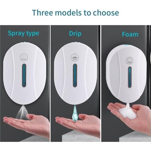 Automatic Soap Dispenser Wall-mounted Smart Foam Machine Foam Soap Spray Dispenser Hand Sanitizer Bathroom Accessories