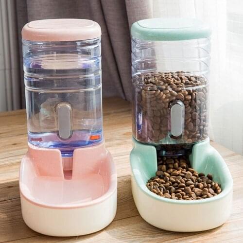 Pets Cats Dogs Automatic Waterer Water Dispenser 3.8 L Or Food Feeder Pet Automatic Feeder