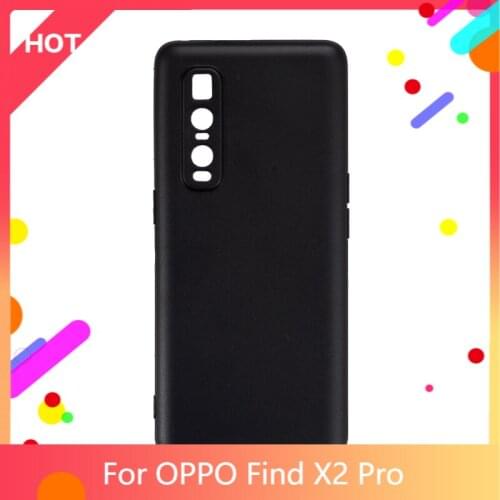 Find X2 Pro Case Matte Soft Silicone TPU Back Cover For OPPO Find X2 Pro Phone Case Slim shockproof