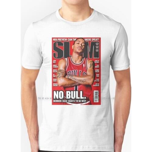 Derrick Rose Slam Basketball Magazine T Shirt 100% Pure Cotton D Pink Drose Derrick Rose Bulls D Rose Bulls Derrick Rose