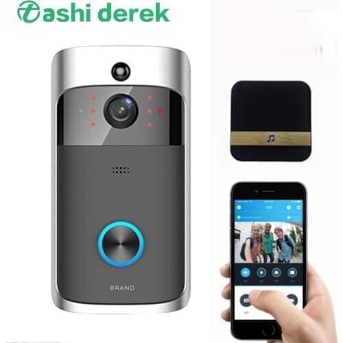 WIFI Doorbell D06 Video Door Intercom 720P HD Wireless Smart Home IP Door Bell Camera Security Alarm IR Night Vision for Home