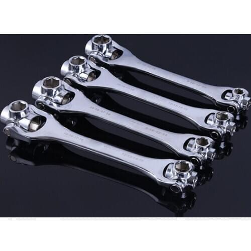 Ratchet Wrench 360 Degree Revolving 8 in 1 Ratcheting Wrench Socket Wrenches Multifunctional In Stock