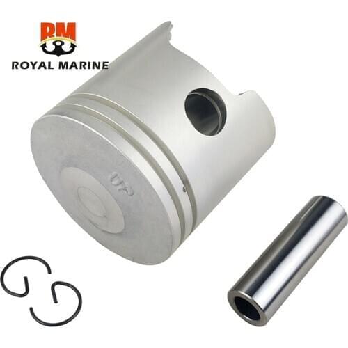 Piston Kit For Yamaha 2T Outboard 9.9 15HP 682 684 63V 63W series D56mm Parsun 6E7-11631-00 682-1631-00