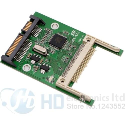 Wholesale Free Shipping New Compact Flash Type I/II CF To SATA Converter HDD Hard Disk Drive Card Adapter 2.5 SATA TO CF