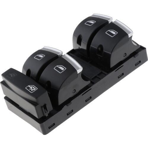 Power Window Switch, Front Left Driver Side, Master Control Console Switch for Audi A3 S3 RS3 Q7, Replace#4F0 959 851H
