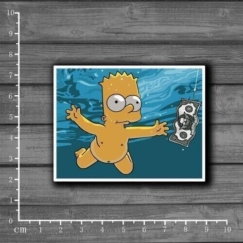 Lost money! Laptop notebook stickers for Home decor Travel Suitcase Wall Bike fridge car sticker Sliding Plate Styling[Single]