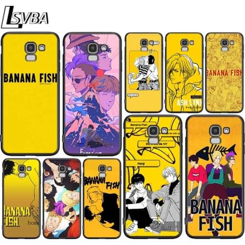 Banana Fish Love for Samsung Galaxy J2 J3 J4 Core J5 J6 J7 J8 Prime duo Plus 2018 2017 2016 Silicone Phone Cover