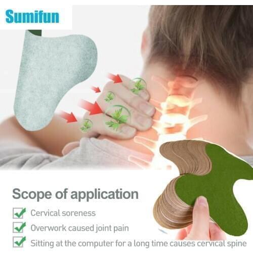 Sumifun 6/18/24/36pcs Neck Chinese Wormwood Pain Plaster Joint Ache Pain Relieving Sticker Arthritis Joint Pain Patch