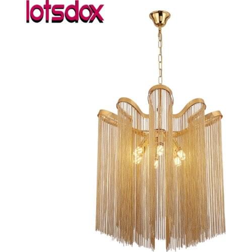 Included With LED Bulbs E14 Luxury Silver/Black/S Gold Pendant Light With Waved Bracket Modern Living Room Bedroom Pendant Lamp