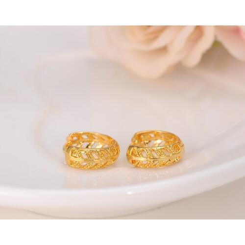 2pairs Earrings For Women Copper Gold New Design Hollow Twisted Fashion Trendy For Party Wedding Daily