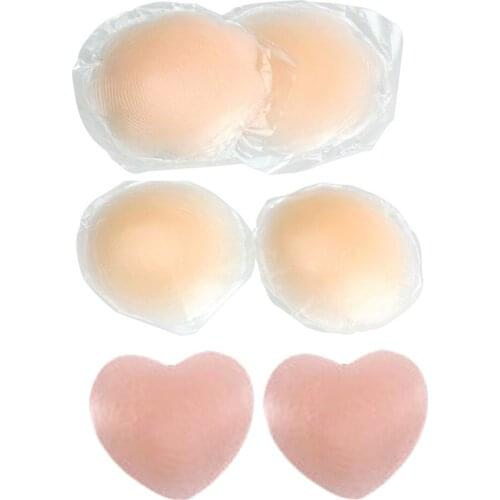 1 Pair Reusable Silicone Nipple Tape Nipple Cover Bra Pad Patch Breast Shaper Women Invisible Breast Lift Bra Covers Accessories