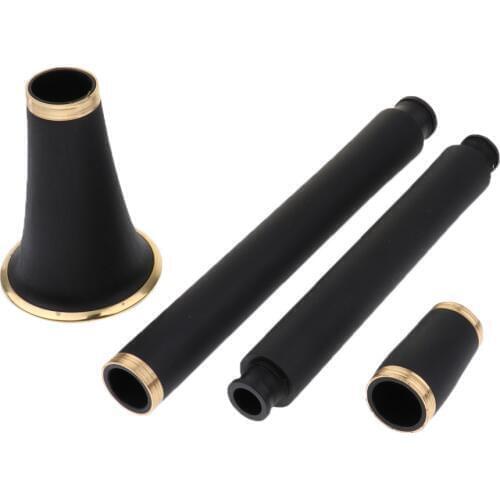 1 Pack DIY ABS Clarinet Body Black Woodwind Instrument Parts