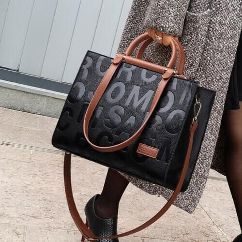 100% Cow Leather Handbags 2021 New Ladies Large Capacity Messenger All-match One-shoulder Portable Tote Bag Purses Luxury