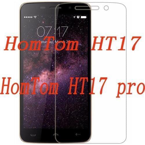 2PCS Tempered Glass 9H Explosion-proof Protective Film Screen Protector mobile phone for HomTom HT17 / HomTom HT17 Pro cover