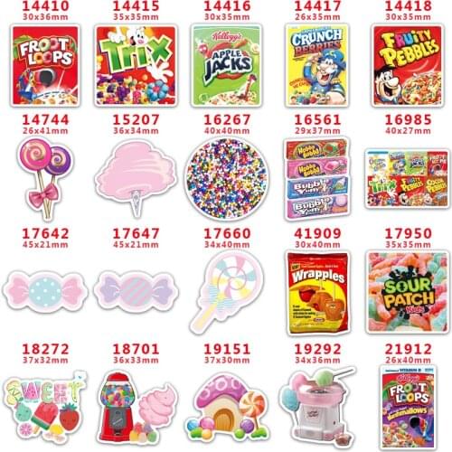 30pcs/lot MOM and Baby Notes Flat Resins Food Boss Planar Resin For Hair Bow Characters PR14410