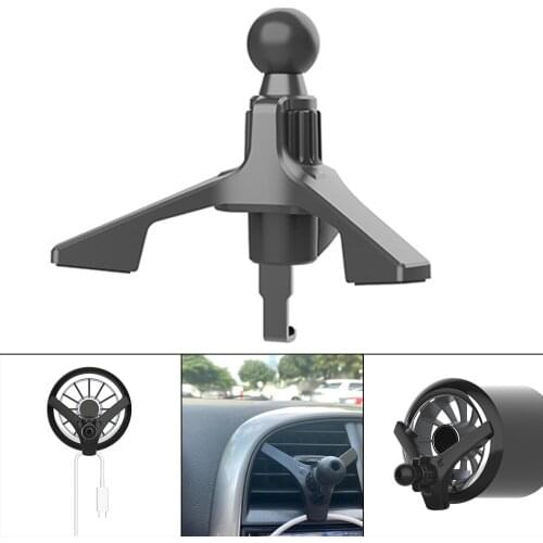 Car Air Vent Mount Clip Adapter Car Air Vent Clamp with Hook Phone Holder Base for Most Car
