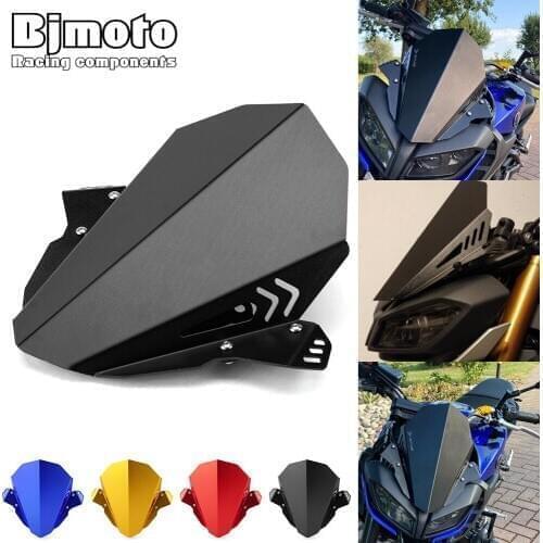 BJMOTO Motorcycle Windshield Windscreen For Yamaha MT09 MT-09 MT 09 FZ09 FZ-09 FZ 09 2017 2018 2019 2020