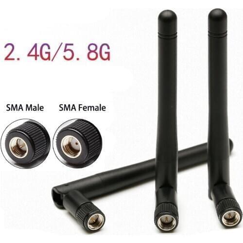 D-LINK original 3dbi high gain 2.4G/5.8G dual frequency 5G RC receiver SMA male needle antenna 11cm length omnidirectional