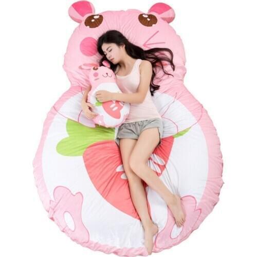 Fancytrader Giant Plush Stuffed Soft Rabbit Bunny Tatami Bed Mattress Double Size 220X170cm