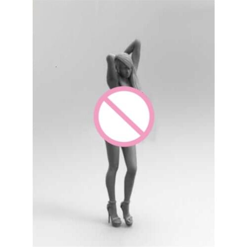 Resin Figure 1/24 Scale Model Kit Show Girl GK Assembly Models Kit Colorless Self-Assembled Toy