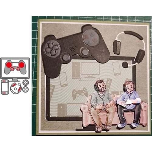 Game Machine Metal Cutting Dies for Scrapbooking Handmade Tools Mold Cut Stencil New DIY Card Make Mould Model Craft Decoration