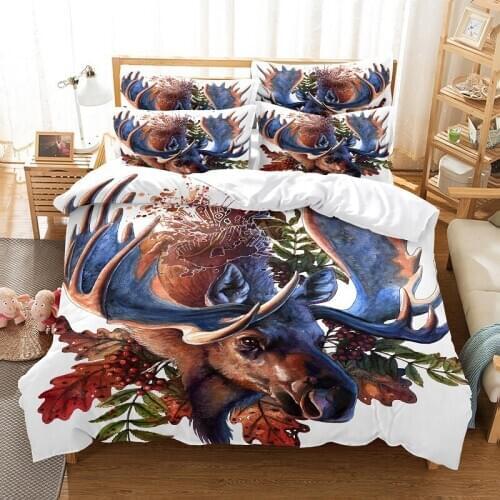 Bedding set duvet cover set 3d bedding digital printing bed linen queen size bedding set fashion design