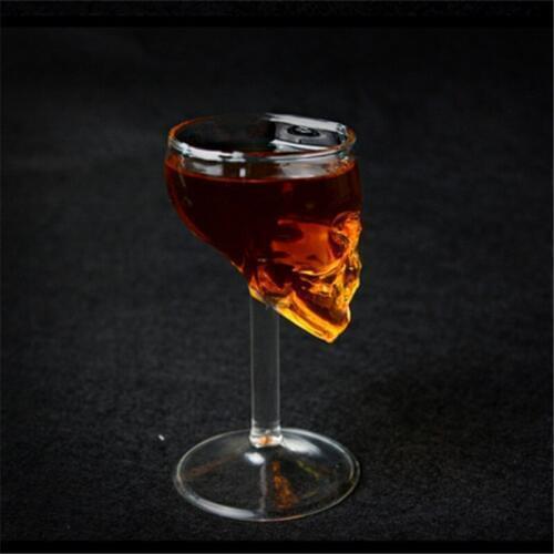 Creative Skull Wineglass Transparent Goblet Whisky Vodka Wine Glass Skull Cocktail Cup Beer Cups