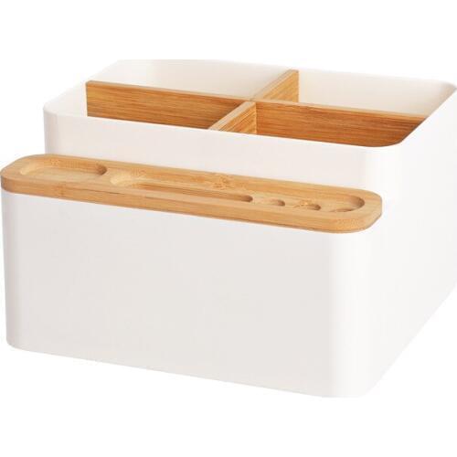 Multi-function Desktop Storage box Cosmetic Organizer Remote Control Phone Holder Home Office Organizer makeup organizer