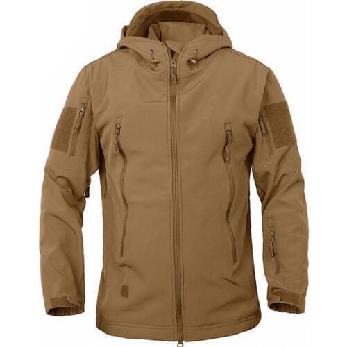 Shark Skin Military Jacket Men Softshell Waterpoof Camo Clothes Tactical Camouflage Army Hoody Jacket Male Winter Coat Jackets