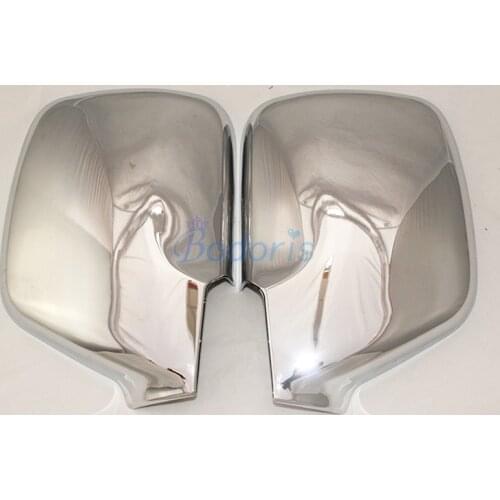 Door Rearview Overlay Side Mirror Cover Rear View Caps Shells For Toyota Land Cruiser 80 Autana 4500 FJ80 1992-2008 Accessories