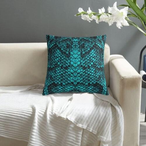 Python Skin Snake Pattern pillowcase printed cushion cover sofa waist pillow pillow cover