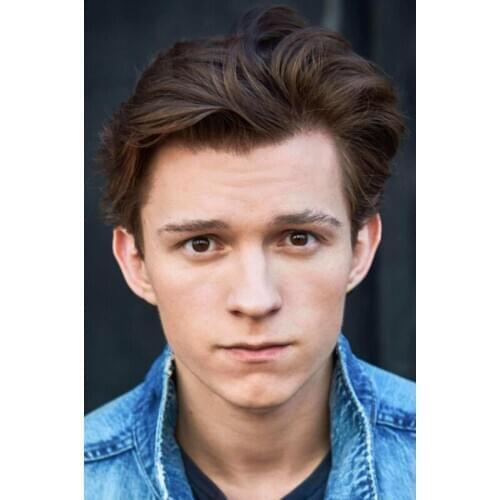 Custom Tom Holland Poster Wall For Living Room Art Poster Decoration Canvas Fabric Bright Colors No Frame Morden Print Wall