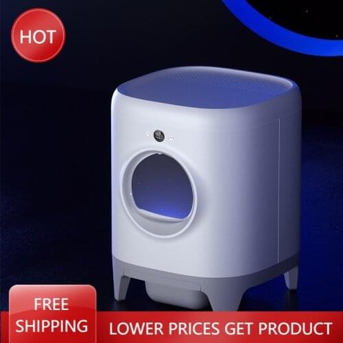 Fully Enclosed Intelligent Automatic Cat Litter Box Self Cleaning Tray Shoveling Smart Cat Litter Box Arenero Gato Pet Product