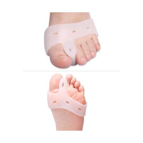 Toe Separator thumb valgus protector Silicone Gel foot fingers Bunion adjuster Hallux Valgus jk17