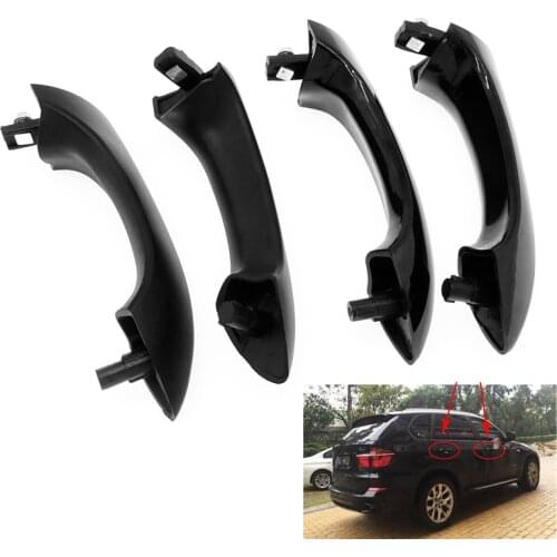 JIUWAN 1 Set Car Exterior Door Handles Car Right Side Door Handle Outer Outside RHD for BMW X5 E53 2000-2006 ABS Car Accessories
