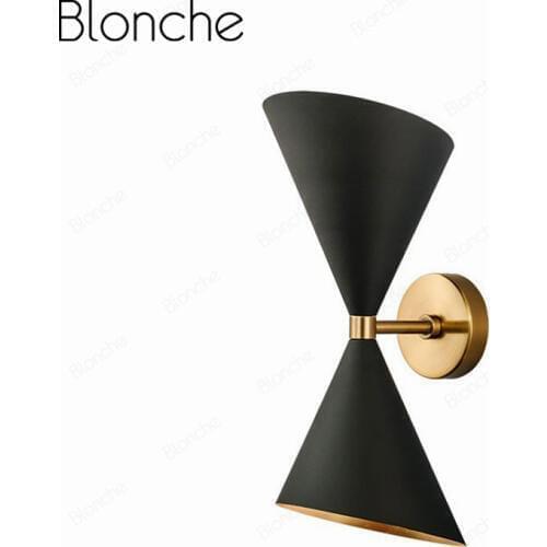 Modern Black Wall Lamp Indusrural Wall Sconce for Bathroom Bedroom Stair Kitchen Home Decor Lighting Fixtures Led Mirror Lights