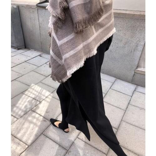 High Quality Cashmere Scarf 150CM Big Scarfs Autumn Winter Wool Shawl Scarf