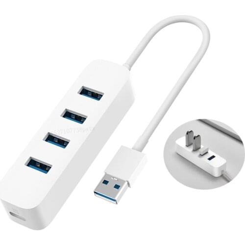Xiaomi 4 Ports USB3.0 Hub with Stand-by Power Supply Interface USB Hub Extender Extension Connector Adapter For Tablet Computer