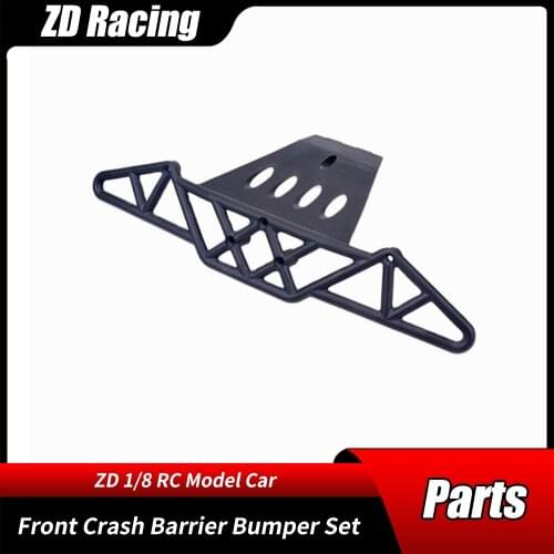 ZD Racing 1/8 Parts 08428 Buggy Short-Course Truck Off-road Vehicle Front Crash Barrier Bumper Set 8404 for RC Model Cars