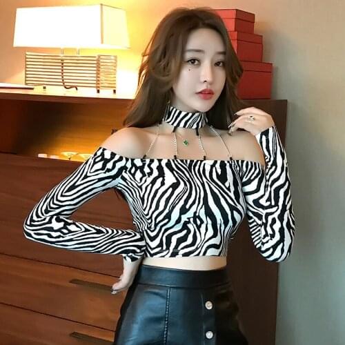 Woman T-shirts Modal Full Hollow Out Short Summer Tops Zebra Pattern Sexy O-Neck Woman T-shirts Euro-America Style