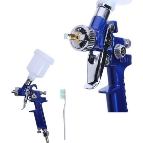 0.8mm/1.0mm 100ml Nozzle H-2000 Professional HVLP Spray Guns Mini Air Paint Spray Gun Airbrush Car Paint Polish Car Accessories