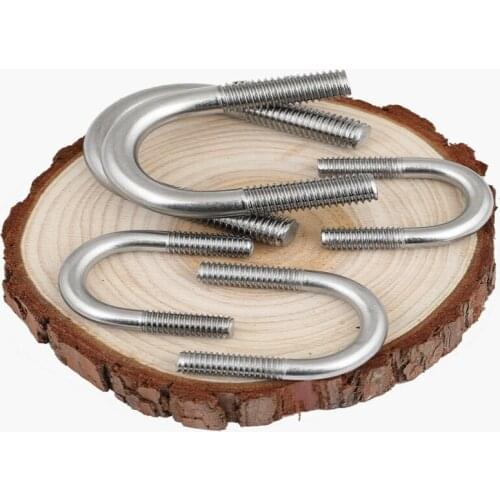 1pcs M20*219-M20*945 stainless steel u-screw type pipe clamp