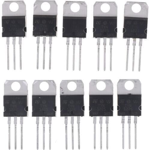 10pcs TYN1225 25A 1200V Unidirec Tional Thyristor Triacs TO-220