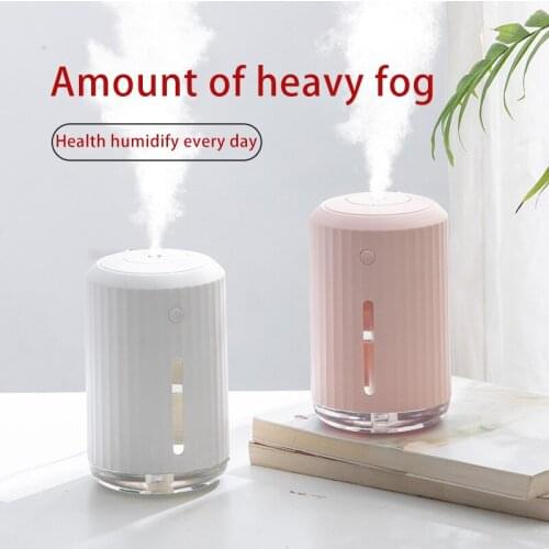 320ml Usb Air Humidifier Aromatherapy Diffuser Night Light Led Ultrasonic Cold Mist Humidifier for Car Home Office